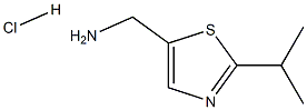 (2-isopropylthiazol-5-yl)methanamine hydrochloride 结构式