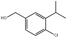 (4-氯-3-异丙基苯基)甲醇 结构式