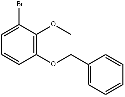 1-溴-2-甲氧基-3-(苯基甲氧基)苯 结构式