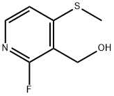 2-Fluoro-4-(methylthio)-3-pyridinemethanol 结构式