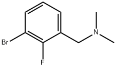 1-(1-溴-2-氟苯基)-N,N-二甲基甲胺 结构式