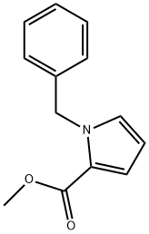 1-苄基-1H-吡咯-2-羧酸甲酯 结构式