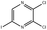 2,3-二氯-5-碘吡嗪 结构式