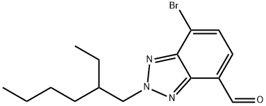 7-BROMO-2-(2-ETHYLHEXYL)-2H-BENZO[D][1,2,3]TRIAZOLE-4-CARBALDEHYDE 结构式