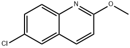 6-chloro-2-methoxyquinoline 结构式