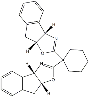 (3AS,3A'S,8AR,8A'R)-2,2'-环己亚基双[8,8A-二氢-3AH-茚并[1,2-D]噁唑] 结构式