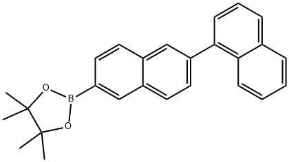 2-(1-萘基)萘-6-硼酸频那醇酯 结构式