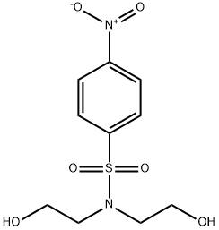 N,N-bis(2-hydroxyethyl)-4-nitrobenzenesulfonamide 结构式