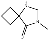 7-METHYL-5,7-DIAZASPIRO[3.4]OCTAN-8-ONE 结构式