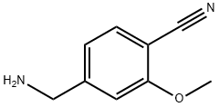 4-(氨甲基)-2-甲氧基苄腈 结构式