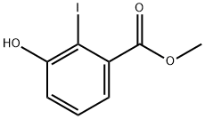 3-羟基-2-碘苯甲酸甲酯 结构式