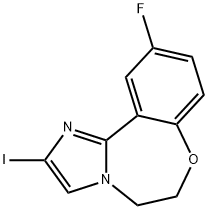 10-FLUORO-2-IODO-5,6-DIHYDROBENZO[F]IMIDAZO[1,2-D][1,4]OXAZEPINE