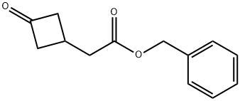 Benzyl 2-(3-oxocyclobutyl)acetate 结构式
