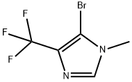 5-溴-1-甲基-4-(三氟甲基)-1H-咪唑 结构式