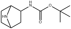 N- [7-氮杂双环[2.2.1]庚-2-基]氨基甲酸叔丁酯 结构式