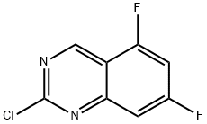 2-chloro-5,7-difluoroquinazoline 结构式