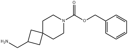 2-(氨基甲基)-7-氮杂螺[3.5]壬烷-7-羧酸苄酯 结构式