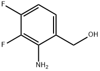 (2-氨基-3,4-二氟苯基)甲醇 结构式