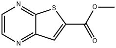 噻吩并[2,3-B]吡嗪-6-羧酸甲酯 结构式