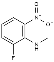 2-氟-N-甲基-6-硝基苯胺 结构式