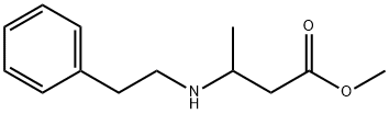 methyl 3-[(2-phenylethyl)amino]butanoate 结构式