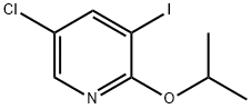 5-氯-2-异丙氧基-3-碘吡啶 结构式