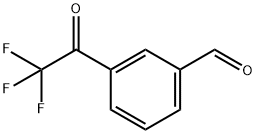 3-(2,2,2-Trifluoroacetyl)benzaldehyde 结构式