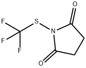 N-三氟甲硫基琥珀酰亚胺 结构式