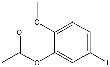 5-碘-2-甲氧基苯基乙酸酯 结构式