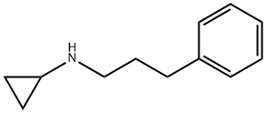 N-(3-苯基丙基)环丙胺 结构式