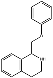 1-(phenoxymethyl)-1,2,3,4-tetrahydroisoquinoline 结构式