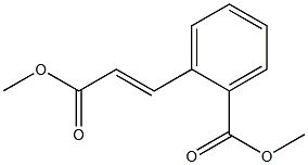 Benzoic acid, 2-(3-methoxy-3-oxo-1-propenyl)-, methyl ester, (E)- 结构式