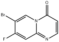 7-Bromo-8-fluoro-pyrido[1,2-a]pyrimidin-4-one 结构式