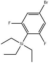 (4-bromo-2,6-difluorophenyl)-triethylsilane 结构式