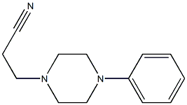 1-Piperazinepropanenitrile,4-phenyl- 结构式