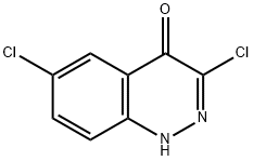 3,6-Dichloro-1H-cinnolin-4-one 结构式