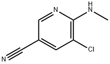 5-Chloro-6-methylamino-nicotinonitrile 结构式