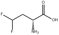 Butanoic acid, 2-amino-4,4-difluoro-, (R)- 结构式