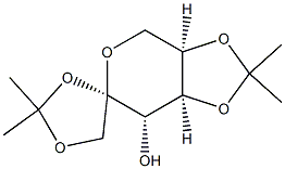 (3A'R,4S,7'S,7A'S)-2,2,2',2'-四甲基四氢螺[[1,3]二氧戊环-4,6'-[1,3]二氧杂环戊烯并[4,5-C]吡喃]-7'-醇 结构式