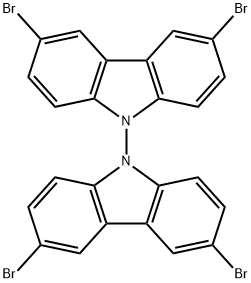 3,3',6,6'-四溴-9,9'-联咔唑 结构式