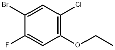 1-溴-5-氯-2-氟-4-乙氧基苯 结构式