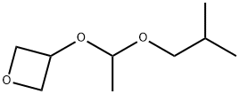 3-[1-(2-methylpropoxy)ethoxy]oxetane 结构式