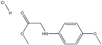 R-4-甲氧基苯甘氨酸甲酯盐酸盐 结构式