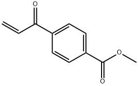 BENZOIC ACID, 4-(1-OXO-2-PROPEN-1-YL)-, METHYL ESTER 结构式