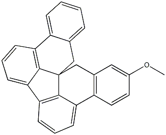 Benzo[b]naphtho[1,2,3-mn]fluoranthene, 15,16-dihydro-2-methoxy- 结构式