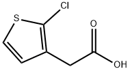 2-(2-氯噻吩-3-基)乙酸 结构式