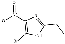 4-bromo-2-ethyl-5-nitro-1H-imidazole 结构式