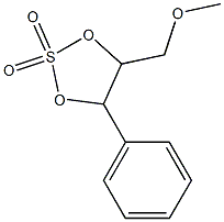 1,3,2-Dioxathiolane, 4-(methoxymethyl)-5-phenyl-, 2,2-dioxide 结构式