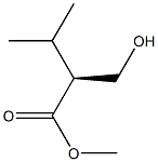 (S)-2-(羟甲基)-3-甲基丁酸甲酯 结构式