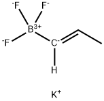 (E)-1-丙烯基三氟硼酸钾 结构式